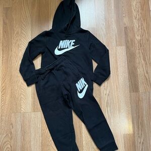 Nike Black Hoodie and Joggers Set